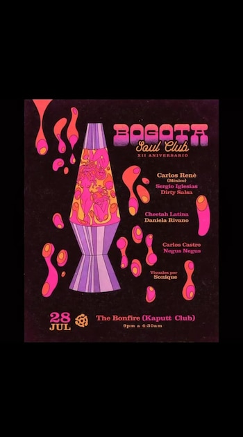 Flayer del Bogotá Soul Club