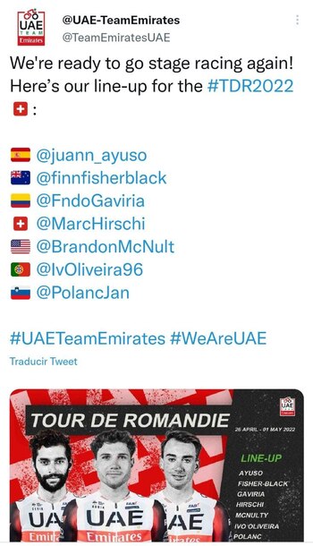 Así lo confirmó su equipo