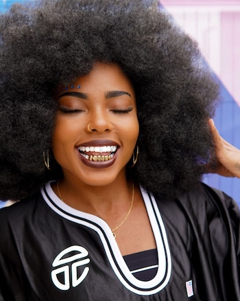 Ebony Morrison en la ceremonia