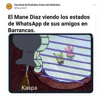 Mane Díaz extrañando su gente