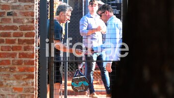 El ex presidente antes de