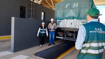 Momento de concretarse la llegada