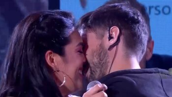 Ángela Leiva y Francisco Caivano