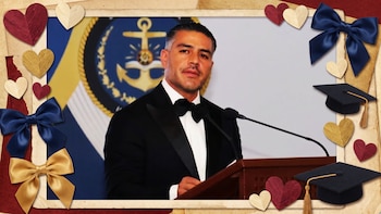Omar García Harfuch enciende las redes con su faceta de padrino en la Escuela Naval Militar