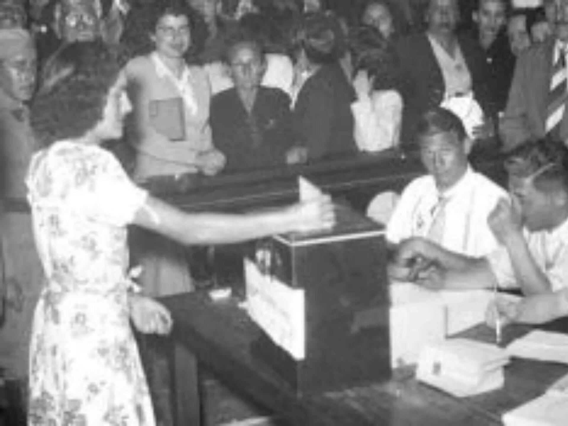 El plebiscito de Chato Largo fue la primera vez en América Latina que pudieron votar las mujeres