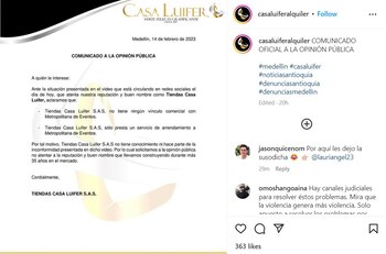 Respuesta de Casa Luifer a