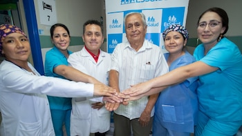 La cirugía se realizó con