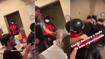 El delivery llegó sobre el