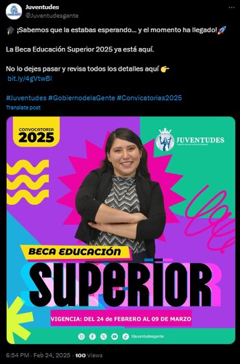 La convocatoria se publicó el