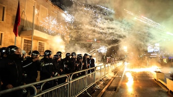 Al menos trece detenidos en