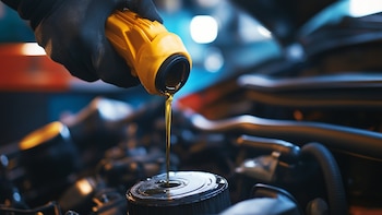 Permite que el aceite funcione