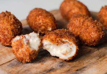 Las croquetas del restaurante Santerra,