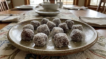 Bombones fríos de avena y dulce de leche: el snack que aporta fibra y energía