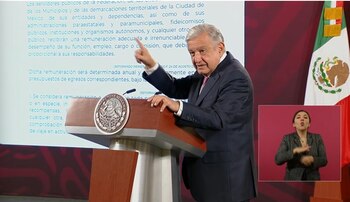 El presidente López Obrador criticó