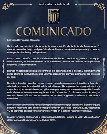 Fernando Cabada – Alianza Lima – Perú – deportes – 18 de junio