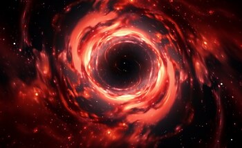 El agujero negro en el corazón de ULAS J1120+0641 posee una masa 1.400 millones de veces mayor que la del Sol, superando considerablemente la masa total de las estrellas de su galaxia anfitriona (Imagen Ilustrativa Infobae)