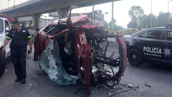 Otro accidente ocurrió en Naucalpan,