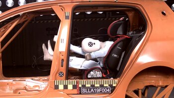 Pruebas de choque en sillas