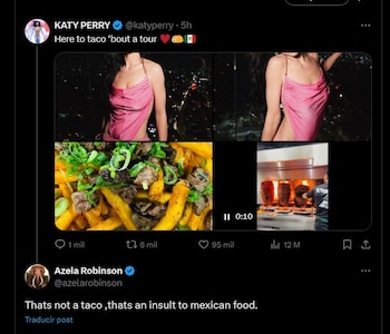 La villana de televisión calificó como un insulto la elección de Perry (Recorte)