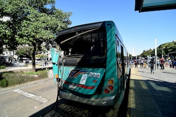 Choque Colectivos Metrobus 9 de Julio y Cordoba