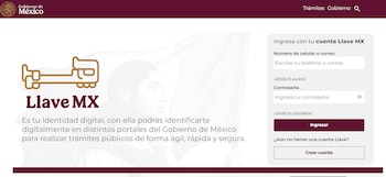 Realizar la cuenta "Llave MX"