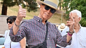 Ortega Cano reacciona sorprendido a la declaración de amor de Aramís Fuster