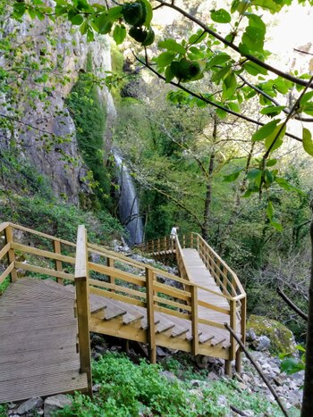 Cascada de Augacaída, en Lugo