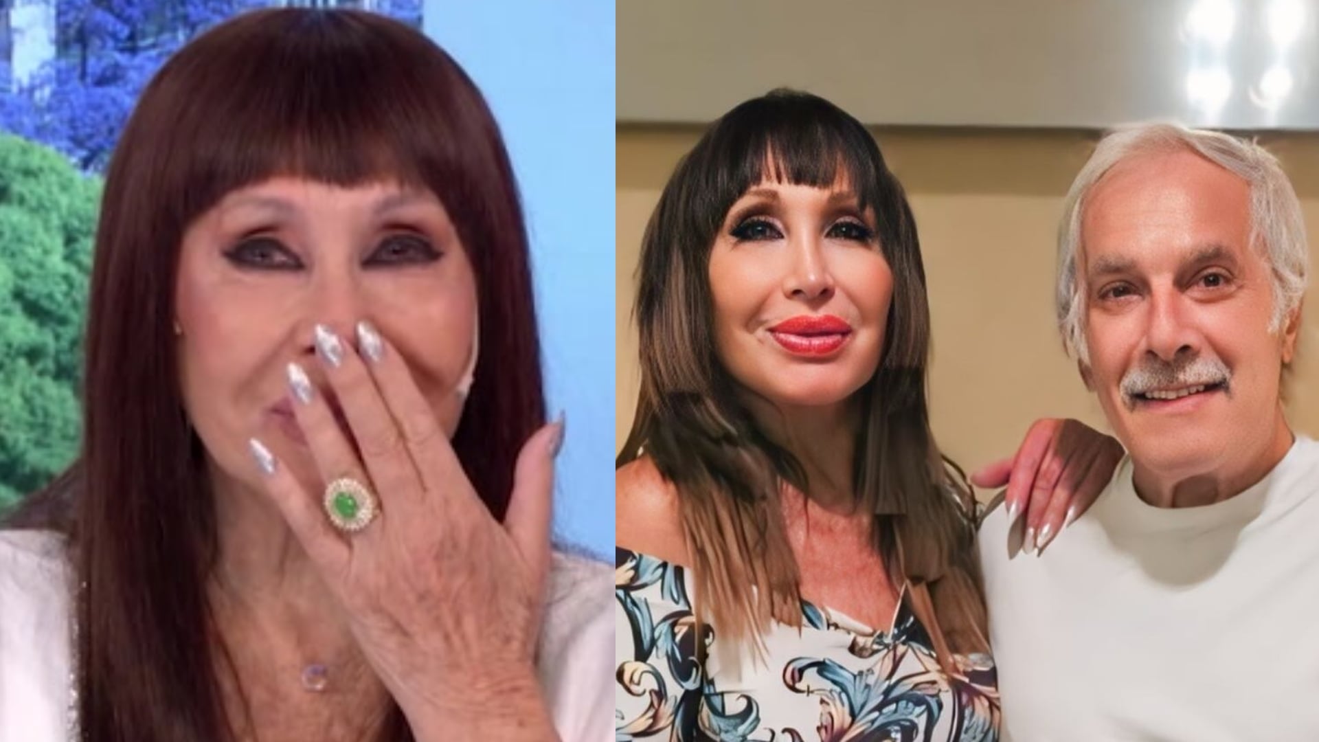 “El Pato y yo somos la longevidad al palo”, se ríe Moria de su edad y la de su pareja, Fernando Galmarini: ella flamantes (y orgullosos) 80, él 84
