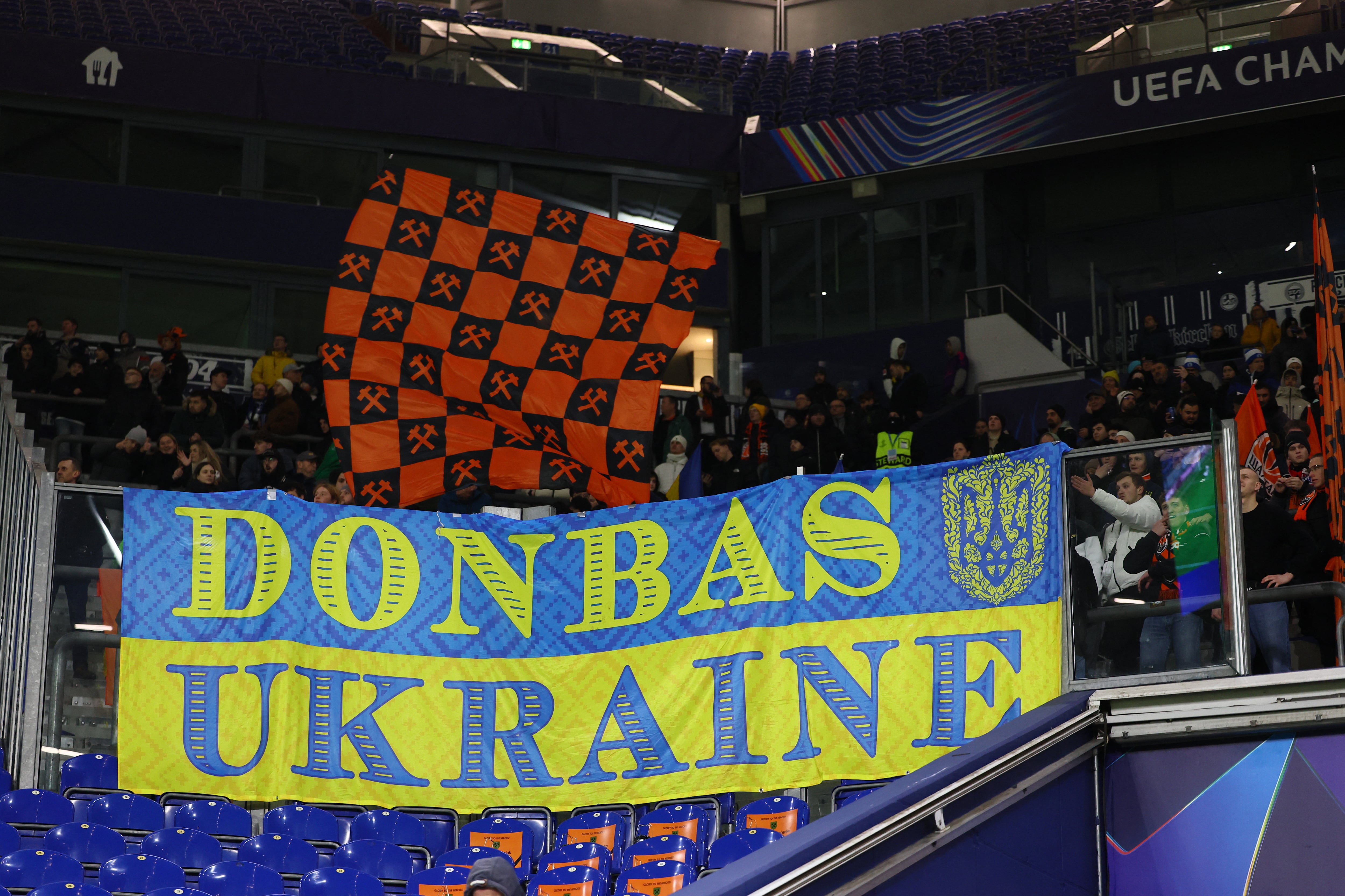 El Shakhtar Donetsk no juega en Donetsk desde 2014, cuando el conflicto en el Donbás dejó inutilizable el Donbás Arena (REUTERS/Wolfgang Rattay)