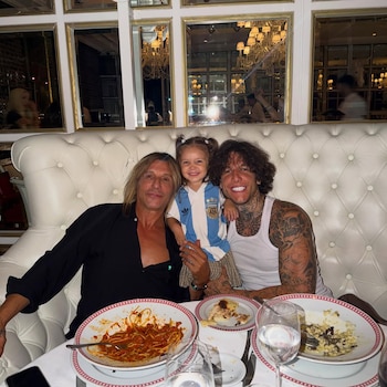 Claudio, Alex y Venezia, tres