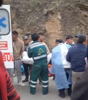 Heridos son llevados al hospital