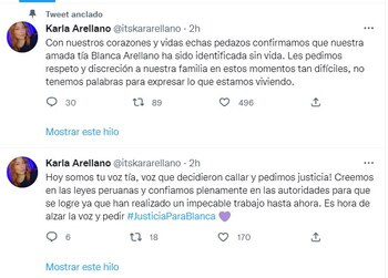 Sobrina de Blanca Arellano pide
