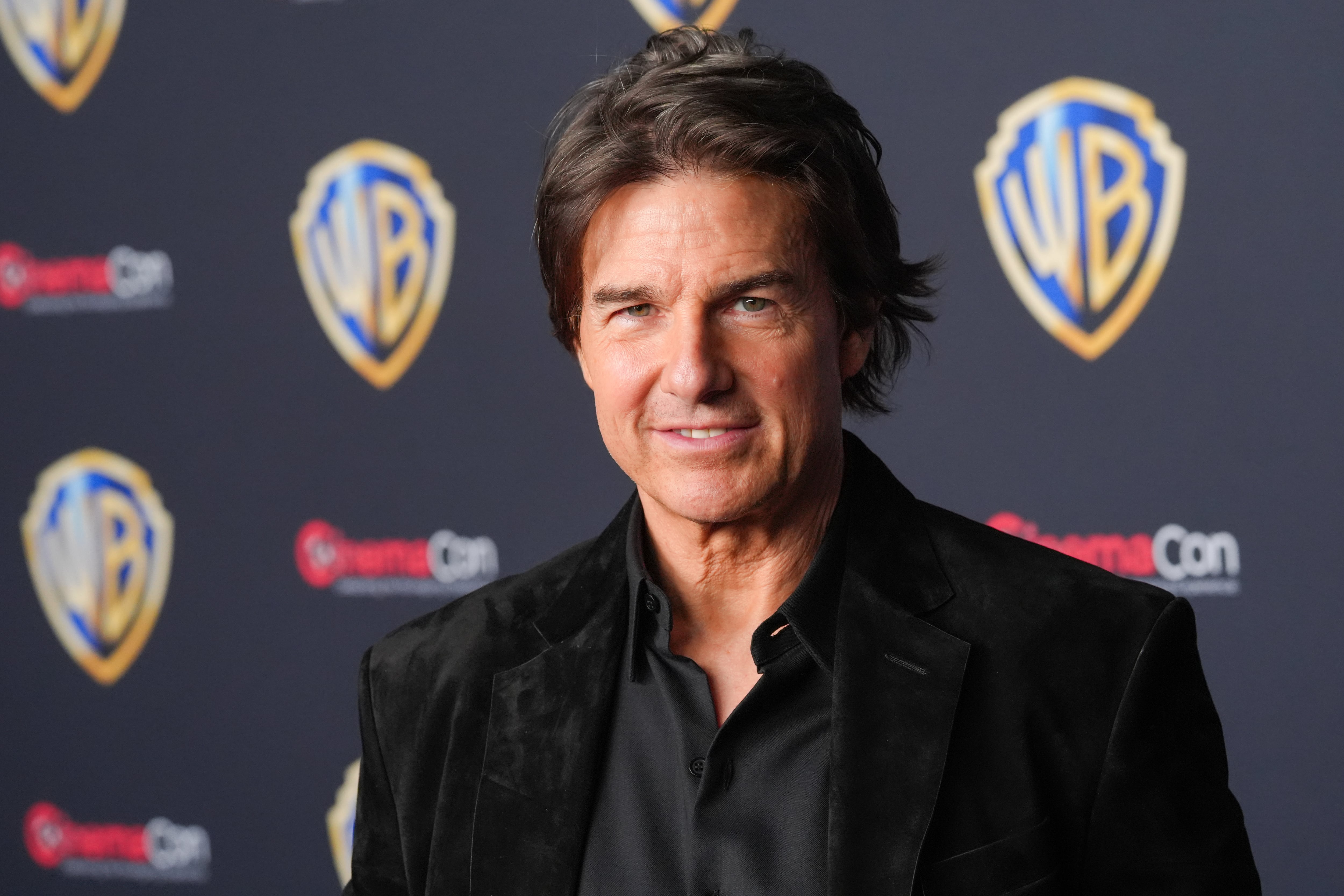 Tom Cruise llega a la presentación de Warner Bros. en CinemaCon el martes 14 de abril de 2026, en el Caesars Palace de Las Vegas. (Foto AP /Chris Pizzello)