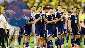 Un ícono del cine de acción de Hollywood fue filmado enojado por la derrota de Escocia ante Brasil: las reacciones en redes