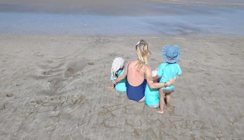 Cinthia y su pareja se