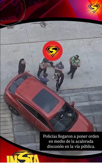 Yiddá Eslava y Julián Zucchi protagonizan fuerte pelea en la calle por sus hijos. Video Instarandula.