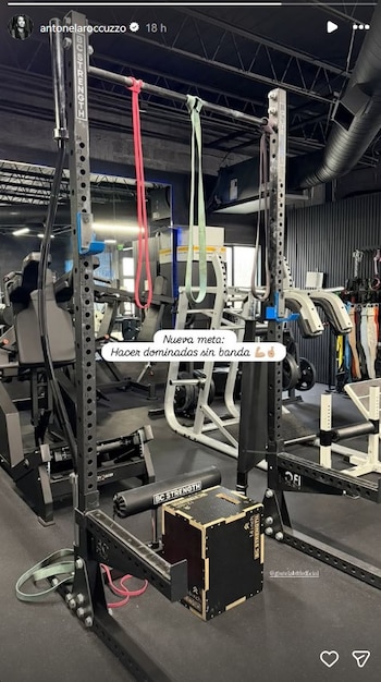 El nuevo desafío de Antonela Roccuzzo en el gimnasio (Instagram)