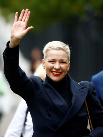 La política opositora bielorrusa Maria