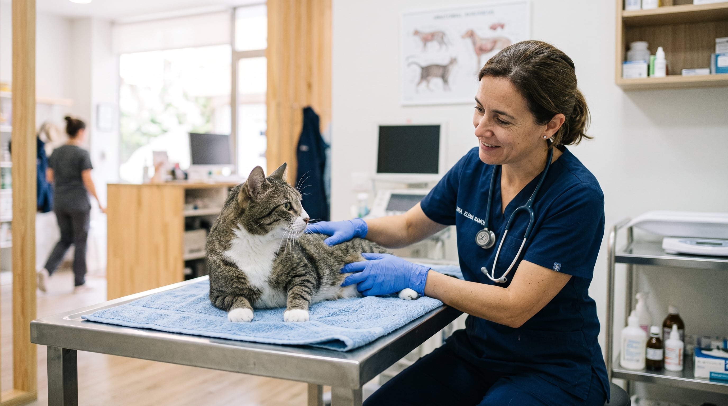 Los veterinarios sugieren realizar chequeos médicos dos veces al año desde los 10 años para detectar afecciones renales o cardíacas. (Imagen Ilustrativa Infobae)