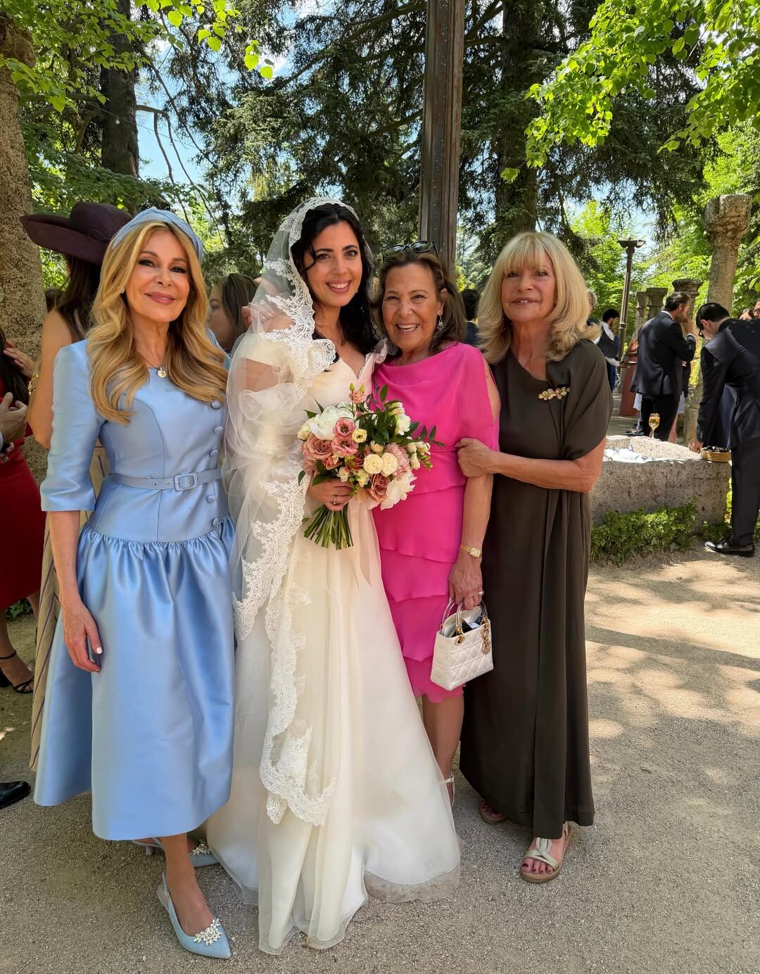 Ana Obregón en la boda de su sobrina, Marta García Obregón (Instagram)