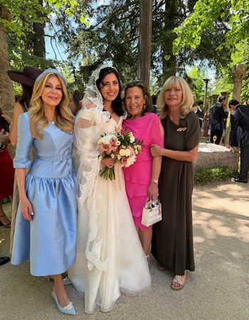 Ana Obregón en la boda de su sobrina, Marta García Obregón (Instagram)