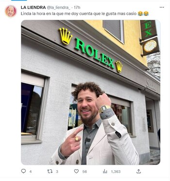 La Liendra reacciona a foto