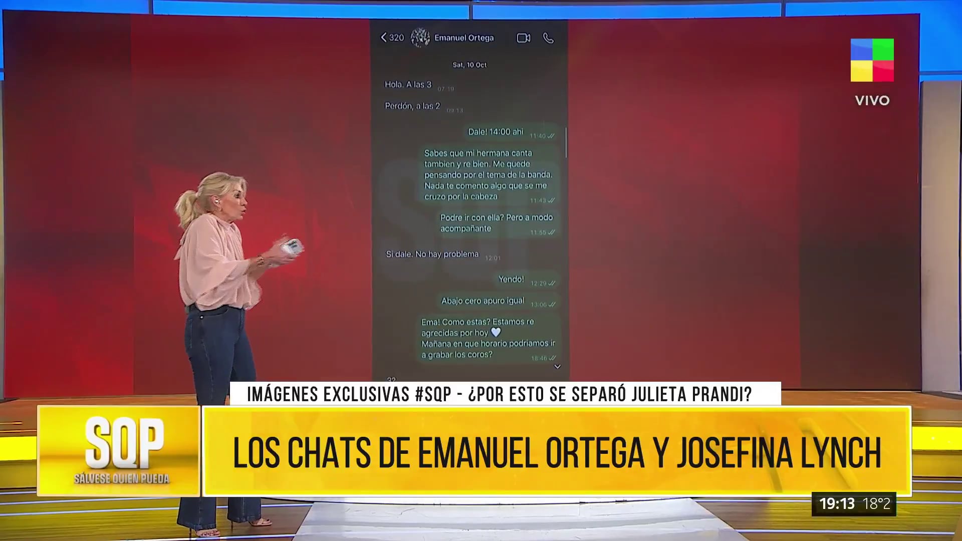 “Pensé en la posibilidad de hacerlo con vos”, fue el mensaje con el que Josefina Lynch contactó al cantante (SQP, América TV)
