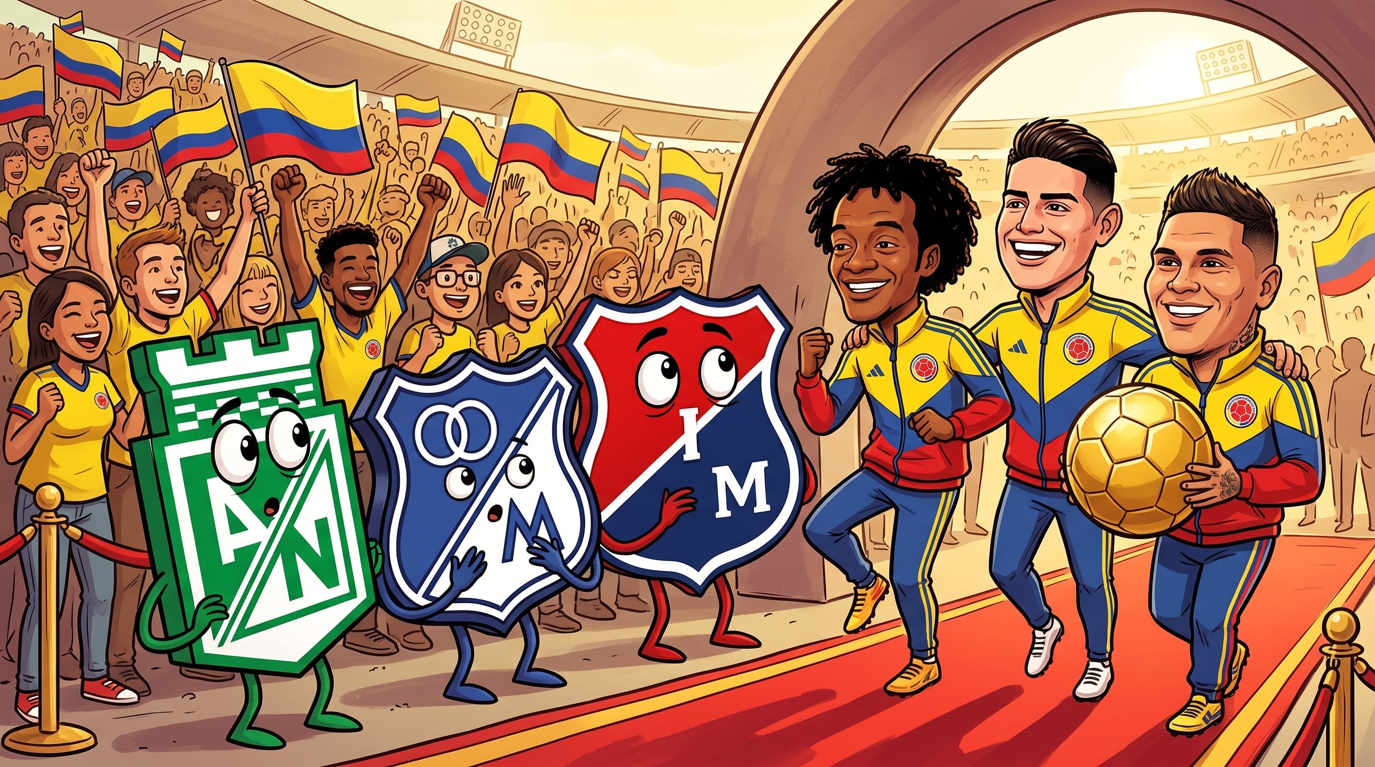 Jugadores referentes en el fútbol colombiano: cómo aprovechar su experiencia y talento en la parte deportiva y de mercadeo