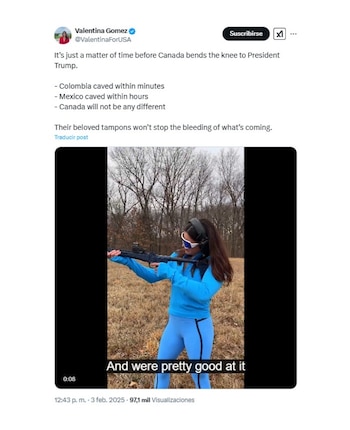 Con este mensaje, Valentina Gómez,