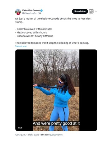 Con este mensaje, Valentina Gómez,