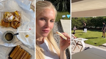 El reencuentro de Daniela Christiansson con Maxi López en la Argentina: facturas, mate y la familia reunida