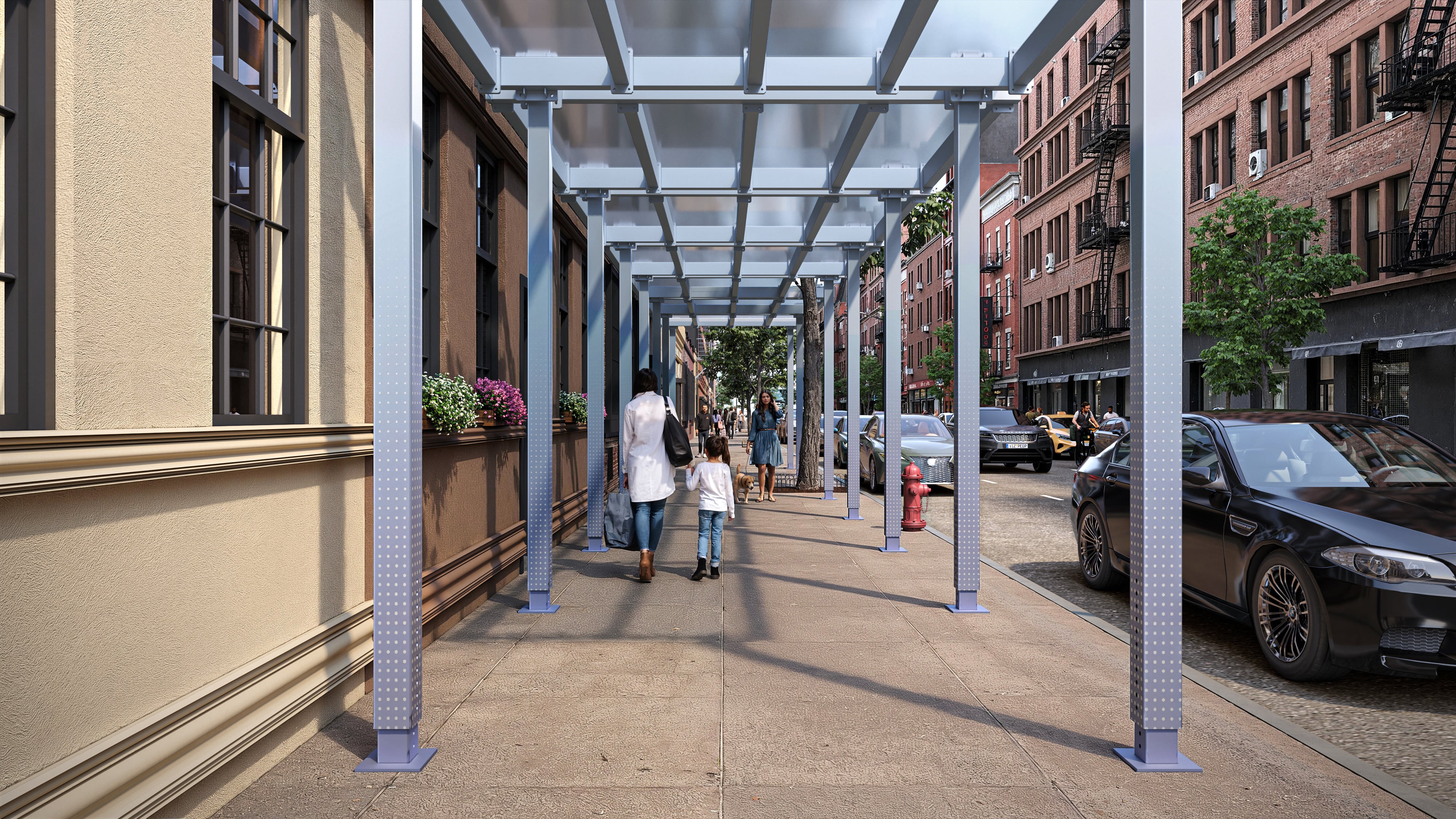 El Flex Shed ofrece un modelo ligero y adaptable para mantenimiento o emergencias (NYC Buildings).