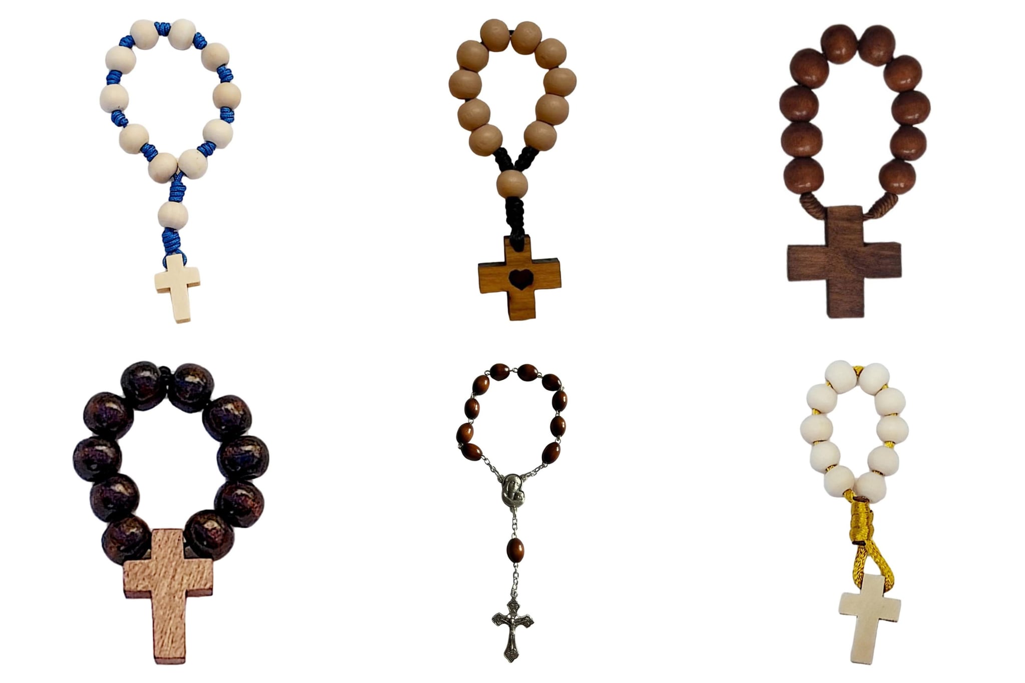 Decenarios elaborados de forma artesanal en monasterios de España.