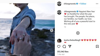 El post de Chloe Grace